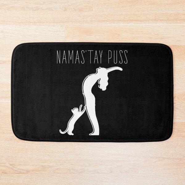 Aperçu de l'œuvre Namas’tay puss typography text art quote by Word Fandom - wordfandom créée et vendue par Kerry Pritchard.