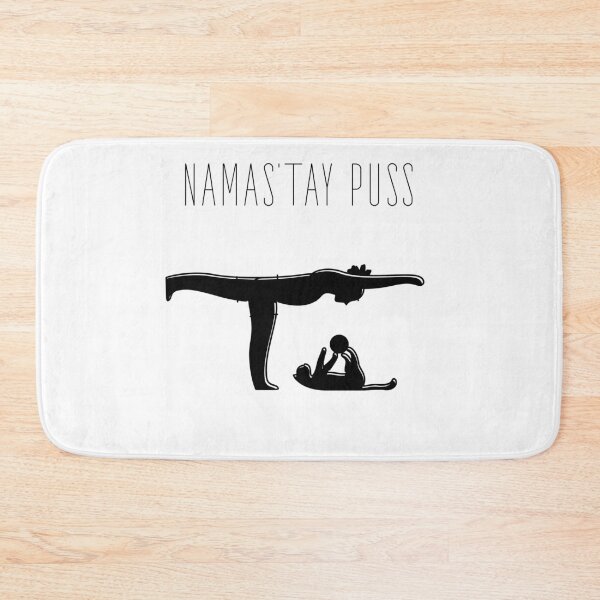 Aperçu de l'œuvre Namas’tay puss typography text art quote by Word Fandom - wordfandom créée et vendue par Kerry Pritchard.