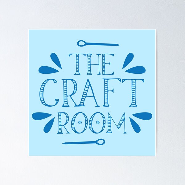 The Craft Room Is My Happy Place Metal Sign – Speed Fabrication