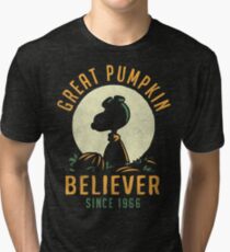 Great Pumpkin Believer Tri-blend T-Shirt