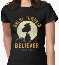 Great Pumpkin Believer Women's Fitted T-Shirt
