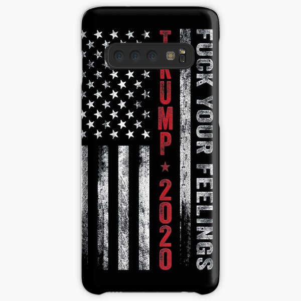 Trump 2020 Fuck Your Feelings Vintage American Flag T-Shirt Samsung Galaxy Snap Case