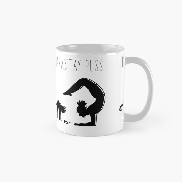 Item preview, Namas’tay puss typography text art quote by Word Fandom - wordfandom designed and sold by Kerry Pritchard.