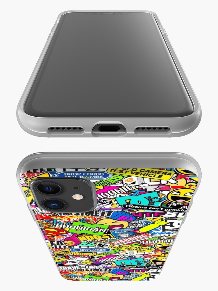 "Sticker bomb JDM" iPhone Case & Cover by Nathanred Redbubble
