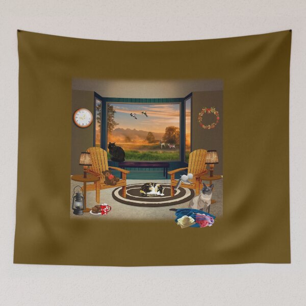 Item preview, The view from the Adirondack chair at sunset designed and sold by DAscroft.