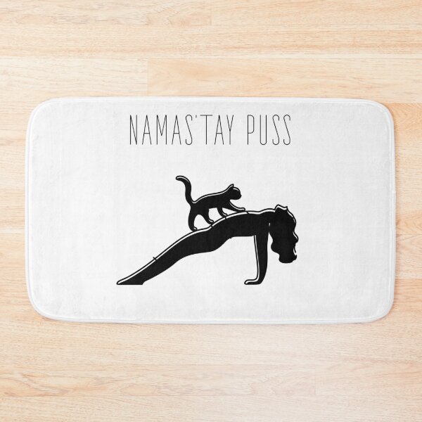 Aperçu de l'œuvre Namas’tay puss typography text art quote by Word Fandom - wordfandom créée et vendue par Kerry Pritchard.