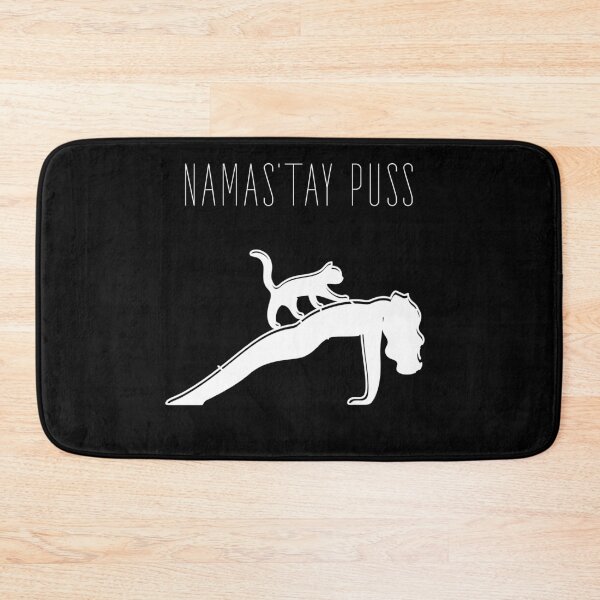 Aperçu de l'œuvre Namas’tay puss typography text art quote by Word Fandom - wordfandom créée et vendue par Kerry Pritchard.