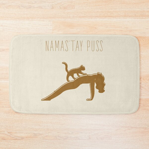 Aperçu de l'œuvre Namas’tay puss typography text art quote by Word Fandom - wordfandom créée et vendue par Kerry Pritchard.