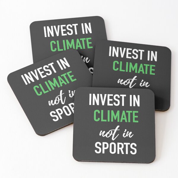 Item preview, Harvard Yale Game 2019 - Invest In Climate Not in Sports - Typographic Version designed and sold by isstgeschichte.
