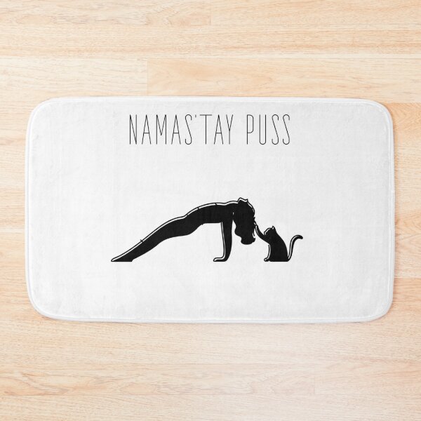 Aperçu de l'œuvre Namas’tay puss typography text art quote by Word Fandom - wordfandom créée et vendue par Kerry Pritchard.