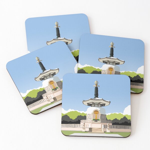 Item preview, Peace Pagoda, Milton Keynes designed and sold by Richard O'Neill Art.