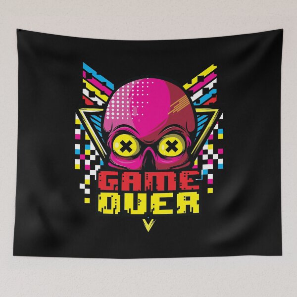Item preview, Game Over Video Game Gamer Addict designed and sold by swiftyspade.