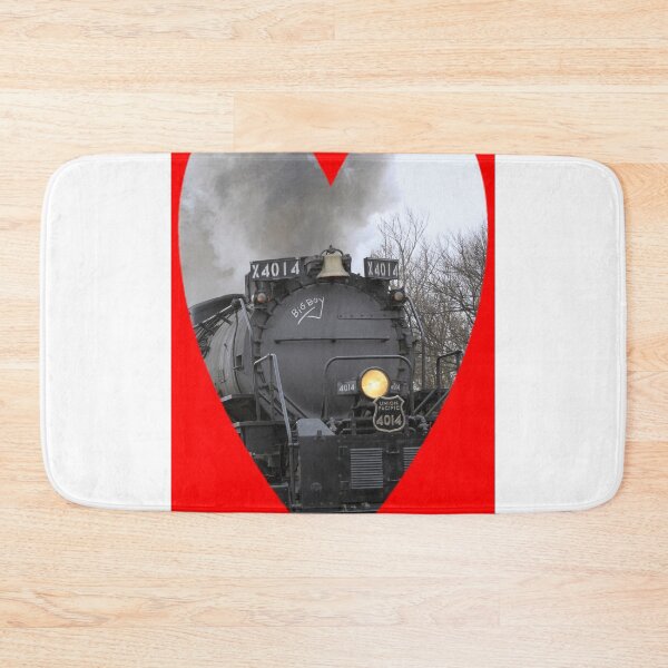 Item preview, Big Boy 4014 with tree's,clouds,steam and smoke going threw Black Wolf Kansas designed and sold by ROBERTDBROZEK.