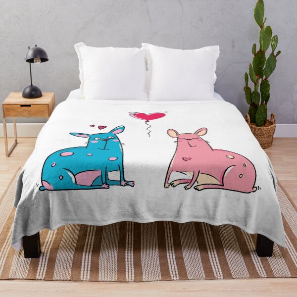 Item preview, LOVE Blue and Pink Dog designed and sold by All-Streets.
