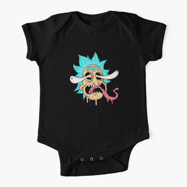 rick and morty baby onesie