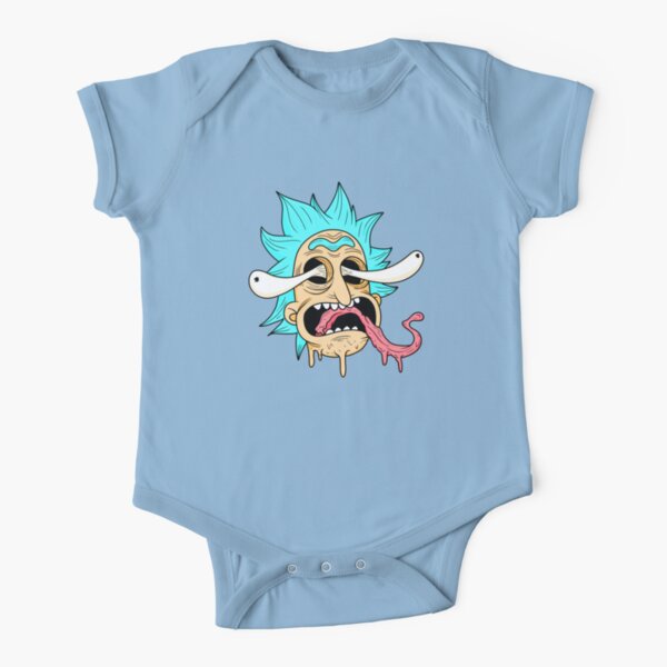 rick and morty baby onesie