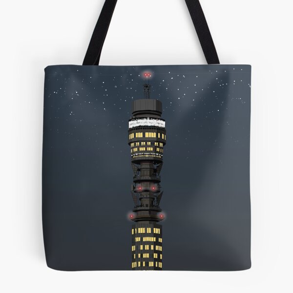 Item preview, Post Office Tower (BT Tower), London at night designed and sold by Richard O'Neill Art.