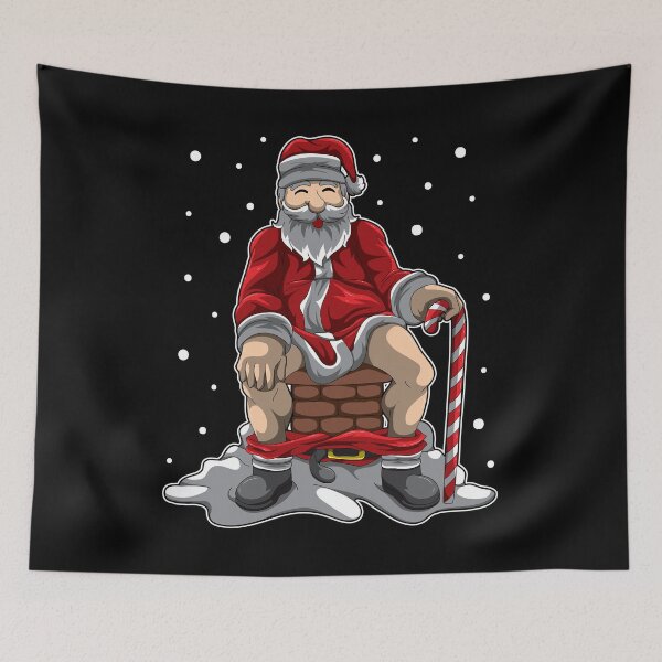 Item preview, Santa Poops In Chimney - Christmas Retaliation designed and sold by anziehend.