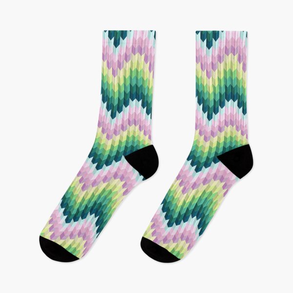 Item preview, Tiled Chevron Pattern - Green and Purple designed and sold by MaplewoodMerch.
