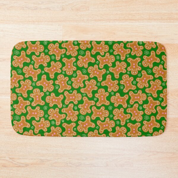 Item preview, Gingerbread Men on Green designed and sold by The Wellington Boot.