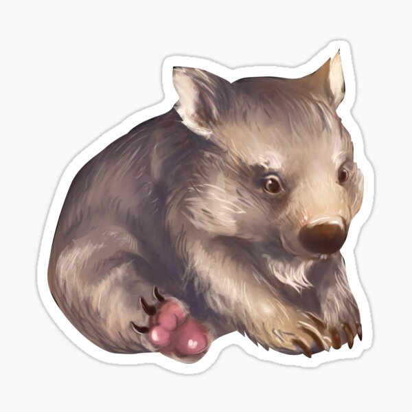 Vista previa del artículo con la obra «Wombat», diseñado y vendido por aakffarel.