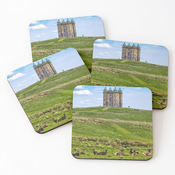 Item preview, Deer in front of the hunting lodge at Lyme Park National trust in the UK designed and sold by Itsgrimupnorth.