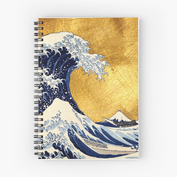 Item preview, The Great Wave Off Kanagawa by Hokusai - Golden version designed and sold by DejaVuStudio.