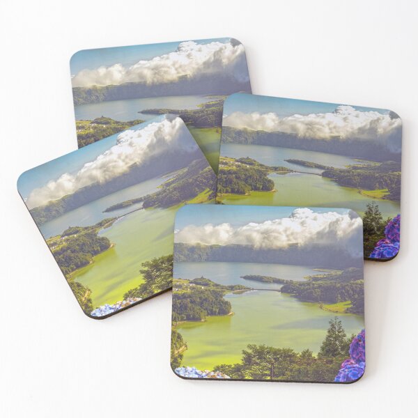 Item preview, Sete Cidades green and blue lakes in the Azores, Portugal designed and sold by Itsgrimupnorth.