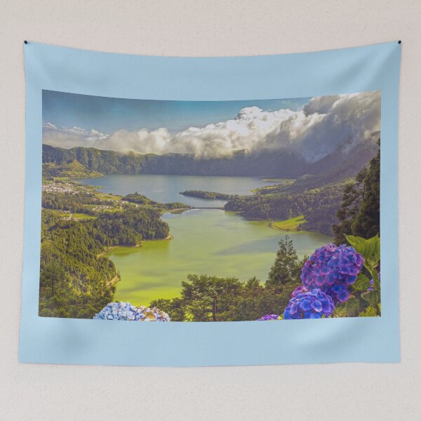 Item preview, Sete Cidades green and blue lakes in the Azores, Portugal designed and sold by Itsgrimupnorth.