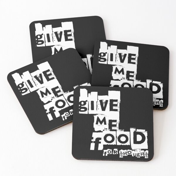 Item preview, Give Me Food For Thought designed and sold by overstyle.