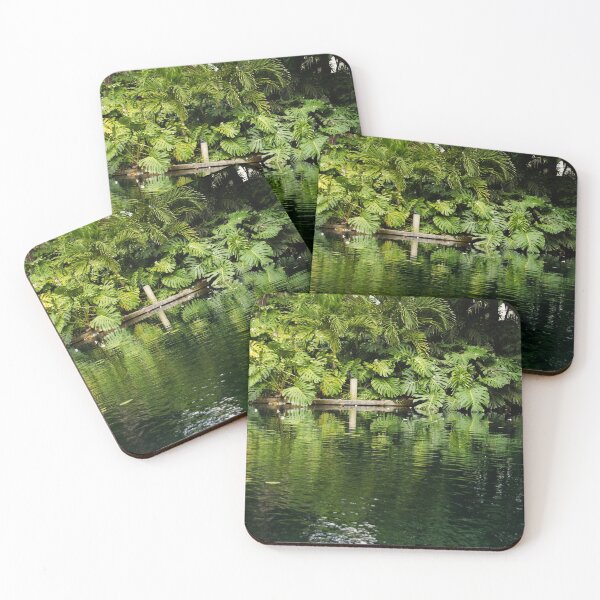 Item preview, Green Tropical Paradise - the Gardens of the Museum of Art of Puerto Rico designed and sold by Georgia Mizuleva.
