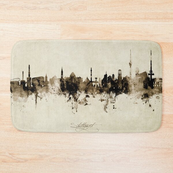 Item preview, Stuttgart Germany Skyline designed and sold by ArtPrints.