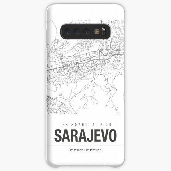 Sarajevo Karte Samsung Galaxy Leichte Hülle