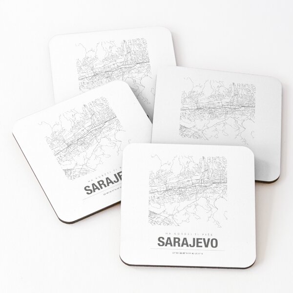 Item preview, Sarajevo map designed and sold by Ilma1.