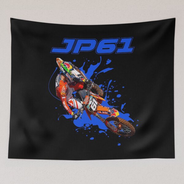Item preview, Jorge Prado 61 Motocross Champion and legend #61 Dirt Bike Gift Design designed and sold by JohnyyBrap.