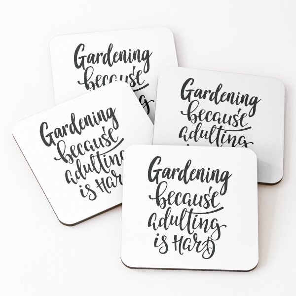 Item preview, Gardening Because Adulting Is Hard Garden Gardener  designed and sold by ProjectX23.