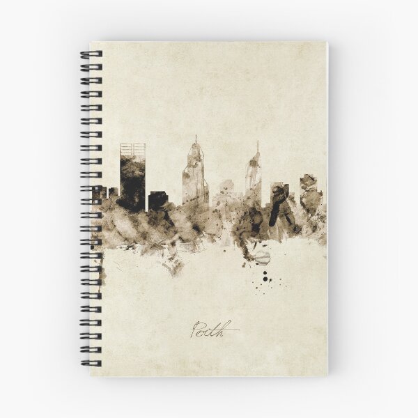 Aperçu de l'œuvre Perth Australia Skyline créée et vendue par ArtPrints.