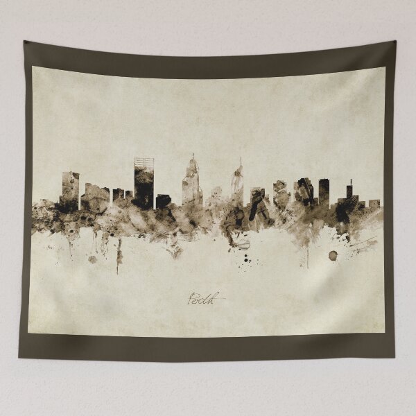 Item preview, Perth Australia Skyline designed and sold by ArtPrints.