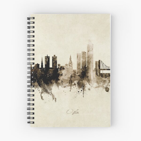 Item preview, Oslo Norway Skyline designed and sold by ArtPrints.
