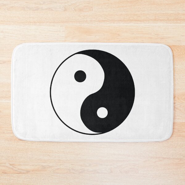 Item preview, Ying yang in black and white designed and sold by thetypographer.