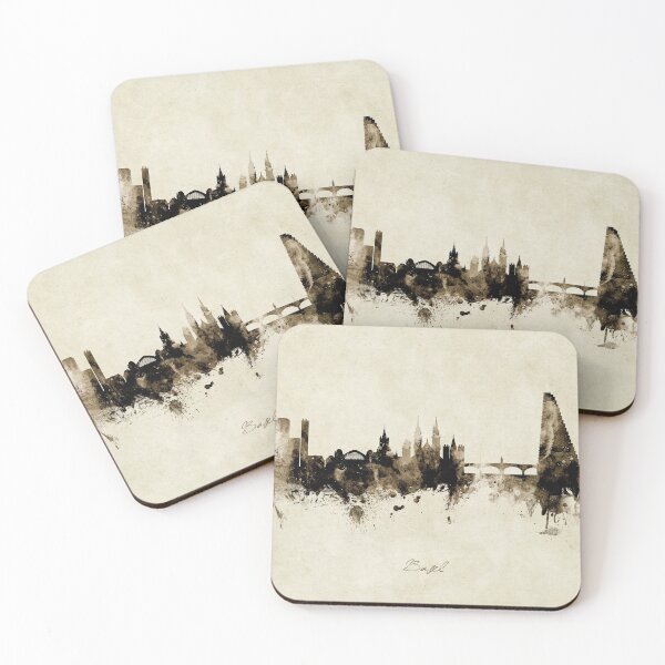 Item preview, Basel Switzerland Skyline designed and sold by ArtPrints.