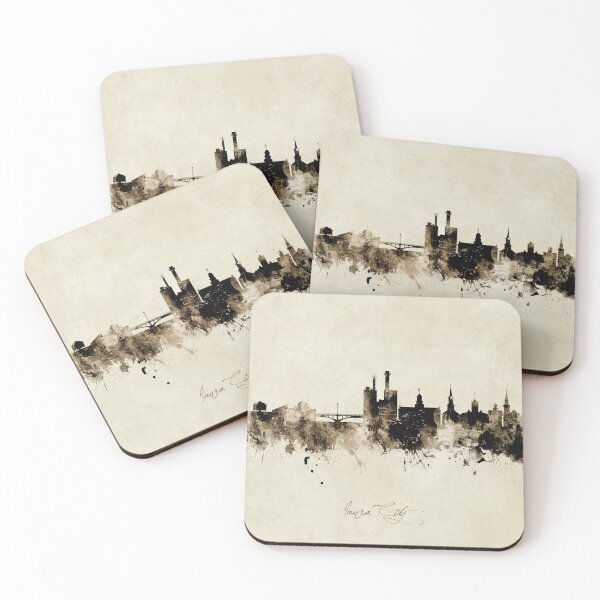 Artikelvorschau, Iowa City Iowa Skyline entworfen und verkauft von ArtPrints.