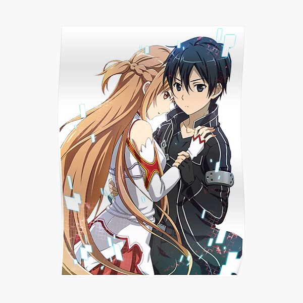 Sword Art Online Posters Redbubble - asuna knights of the blood sword art online roblox