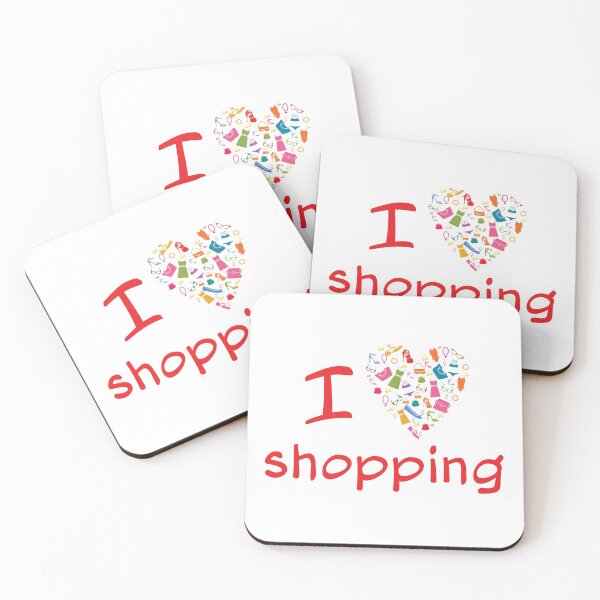 Item preview, I Love Shopping - Funny Shopping Therapy designed and sold by overstyle.