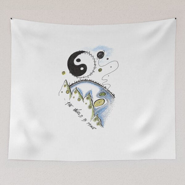 Item preview, Yin Yang The World Is Mine designed and sold by HighArtDesigns.