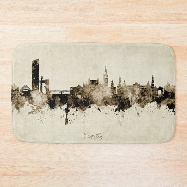 Item preview, Sevilla Spain Skyline designed and sold by ArtPrints.