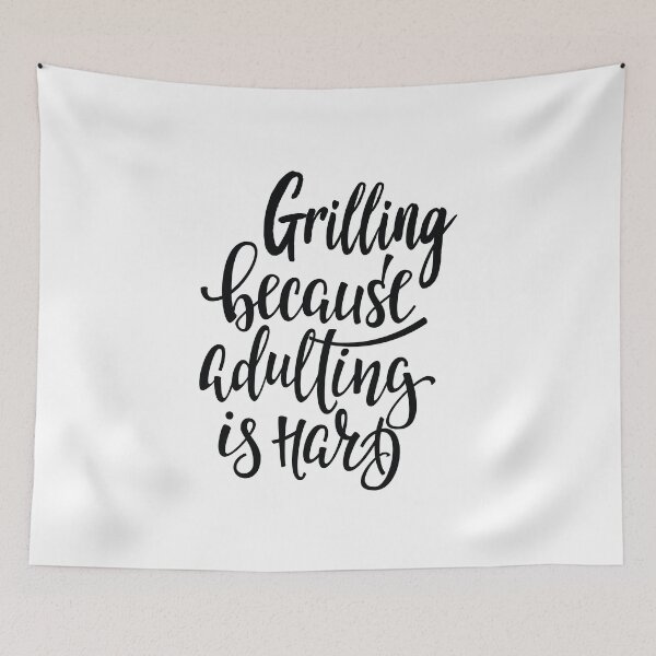 Item preview, Grilling Because Adulting Is Hard designed and sold by ProjectX23.