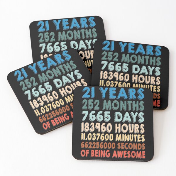 Item preview, 21st Birthday Gift Retro Vintage Style  designed and sold by funnyguy.