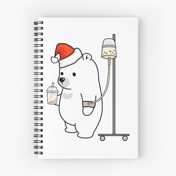 Item preview, Christmas Boba Bear Loves Boba Too Much! designed and sold by SirBobalot.