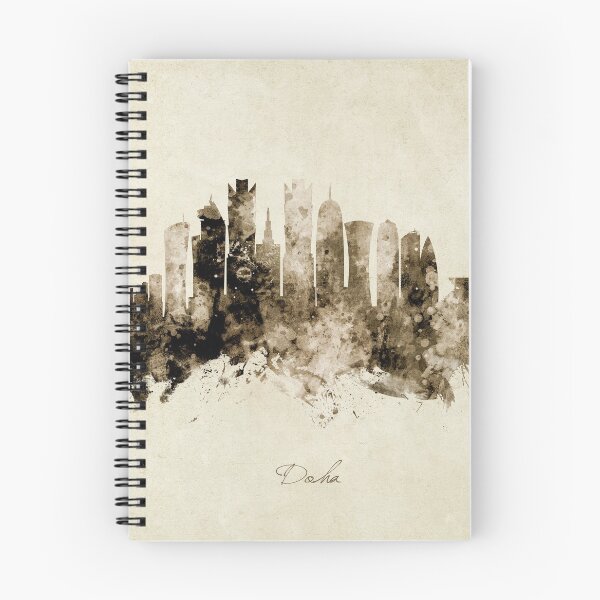 Artikelvorschau, Doha Qatar Skyline entworfen und verkauft von ArtPrints.